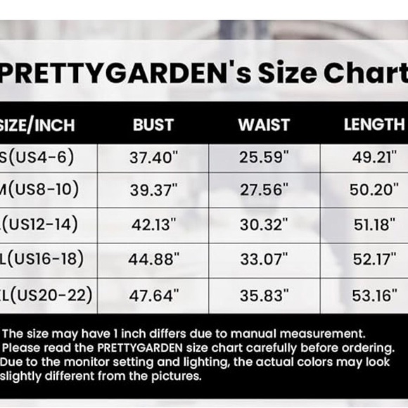 NWT PrettyGarden XXL flowy &flattering blue dress Wrap Vneck ruffle sleeve - Picture 8 of 10